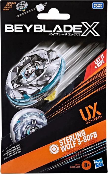 Beyblade X Sterling Wolf 3-80FB UX Starter Hasbro