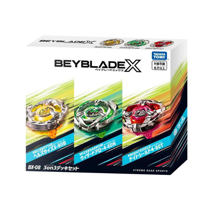 Beyblade X - BX-08 3on3 Deck Set