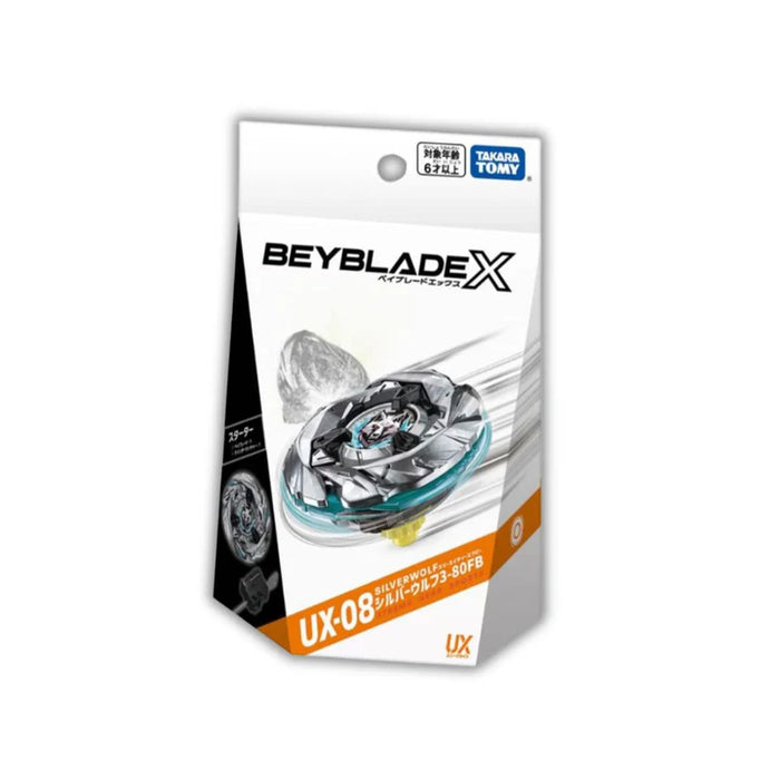 Bleyblade X - UX-08 Silver Wolf 3-80FB