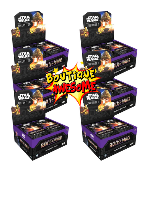 Star Wars Unlimited - Booster Case (6 Boxes) - Secrets of Power - EN Boutique Awesome Star Wars Unlimited - Booster Case (6 Boxes) - Secrets of Power - EN Boutique Awesome