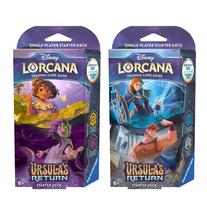 Disney Lorcana: Ursula's Return - Starter Deck SET OF TWO (Français)