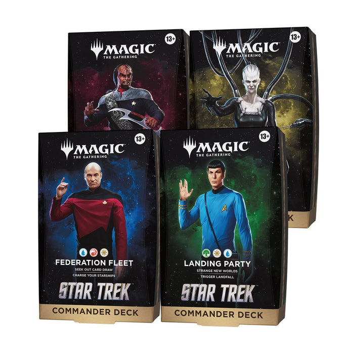 MTG Universes Beyond Star Trek - Commander Deck (Set of 4)