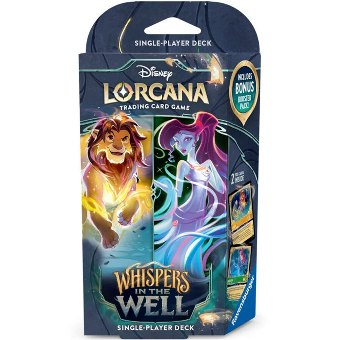 Disney Lorcana: Whispers in the Well - Starter Deck: Amber & Emerald (English)