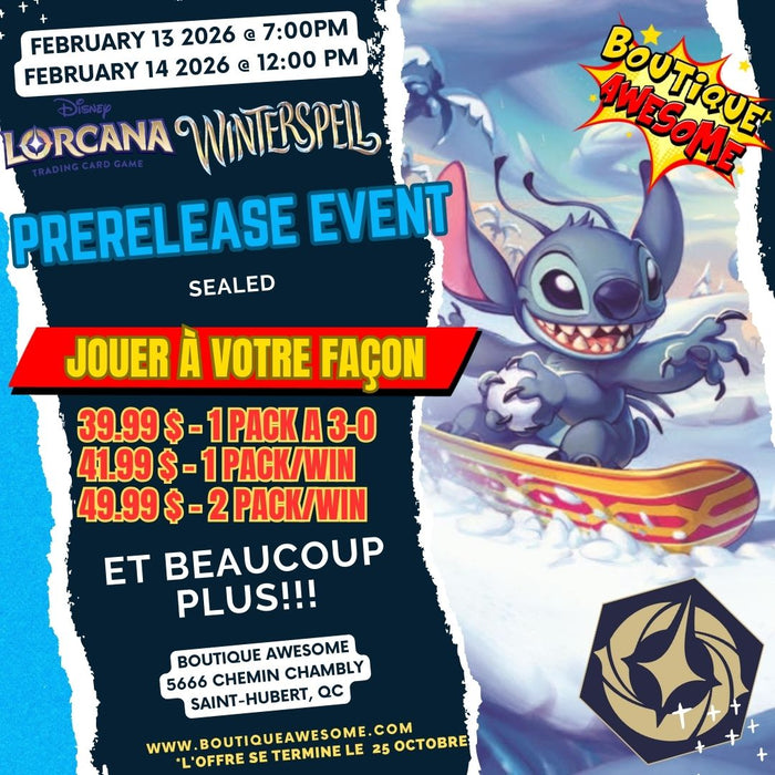 🌟Lorcana ❄️Winterspell❄️ Prerelease Event🌟