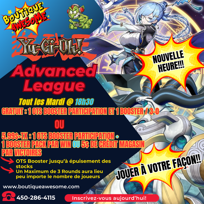 Yu-Gi-Oh : Advanced League Mardi