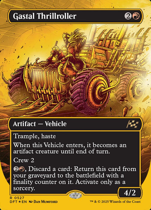 Gastal Thrillroller - Borderless - Inverted (Foil)