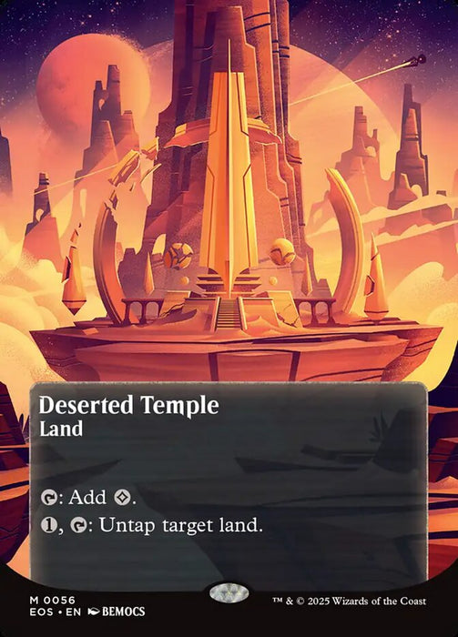 Deserted Temple - Borderless - Full Art - Inverted