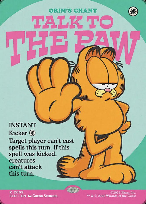 Talk to the Paw - Orim's Chant - Borderless - Full Art (Foil)