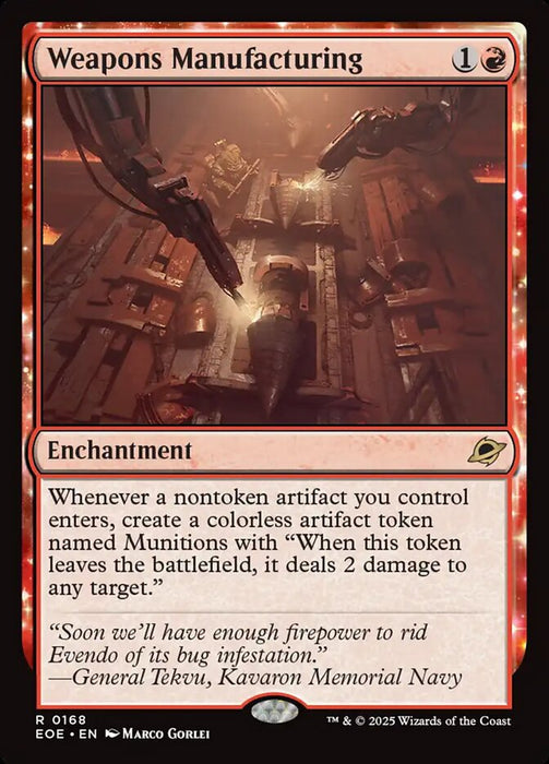 Weapons Manufacturing - Enchantment (Foil)