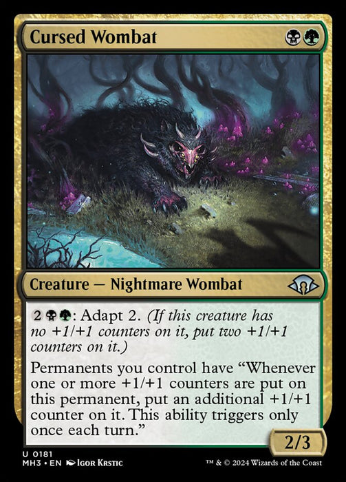 Cursed Wombat (Foil)
