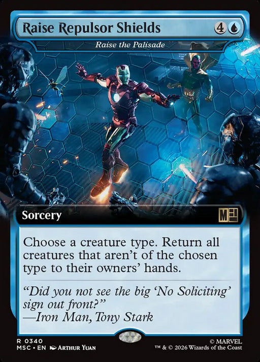 Raise the Repulsor Shields - Raise the Palisade - Extended Art