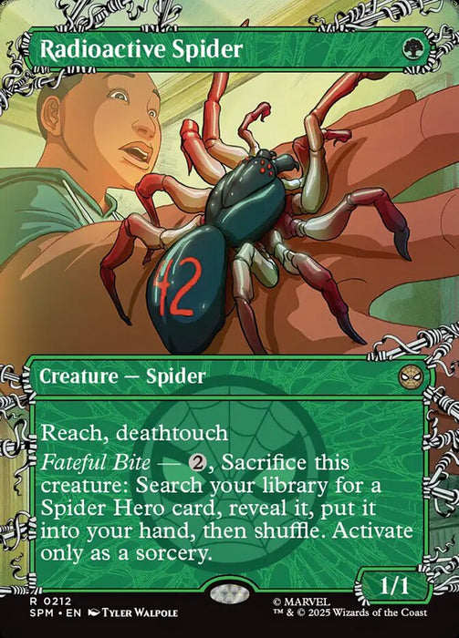 Radioactive Spider - Borderless - Full Art - Inverted - Showcase