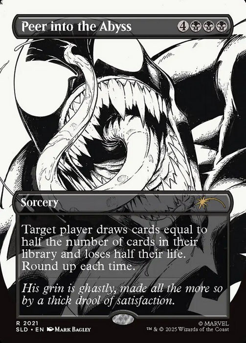 Peer into the Abyss - Borderless - Full Art - Inverted (Foil)