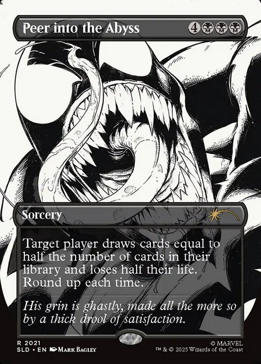 Peer into the Abyss - Borderless - Full Art - Inverted (Foil)