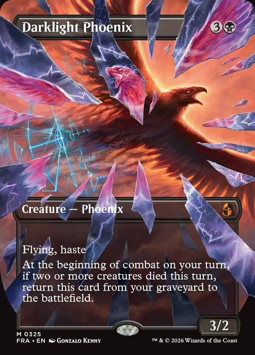 Darklight Phoenix - Borderless - Full Art