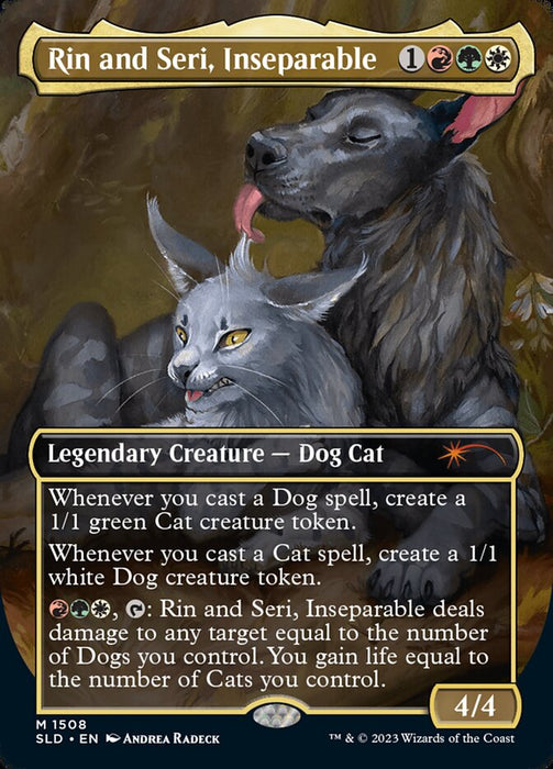 Rin and Seri, Inseparable // Rin and Seri, Inseparable - Borderless - Full Art - Legendary - Inverted