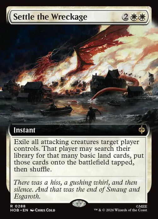 Settle the Wreckage - Extended Art (Foil)