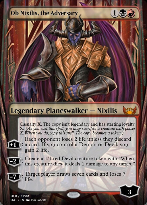 Ob Nixilis, the Adversary (Foil)