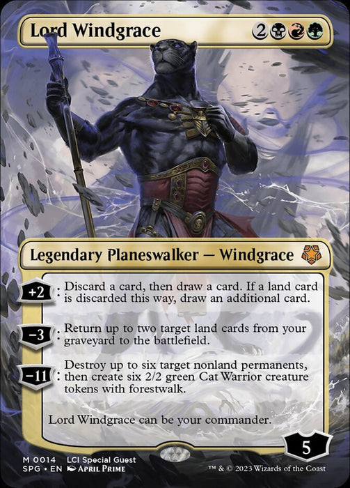 Lord Windgrace - Borderless - Full Art (Foil)