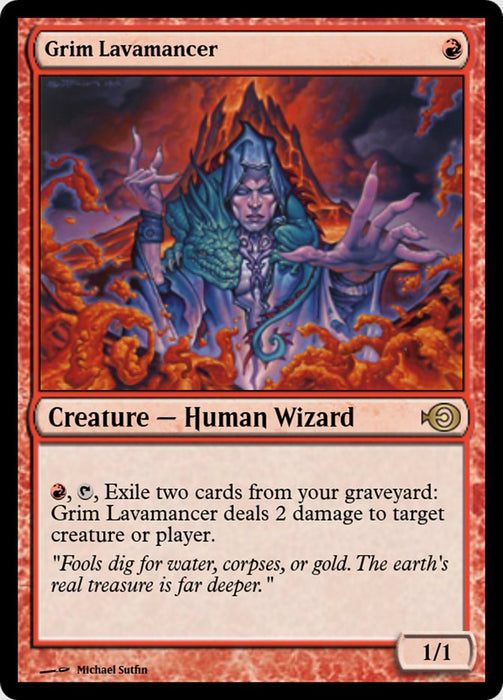 Grim Lavamancer (Foil)