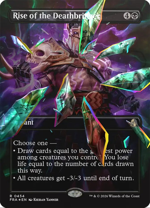 Rise of the Deathbringer - Borderless - Full Art (Foil)