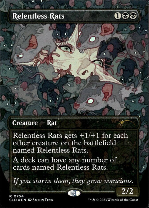 Relentless Rats - Borderless - Full Art - Inverted (Foil)