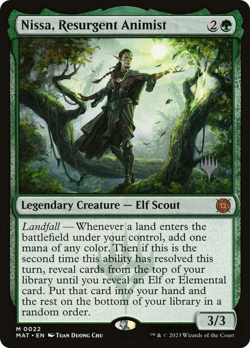 Nissa, Resurgent Animist - Legendary (Foil)