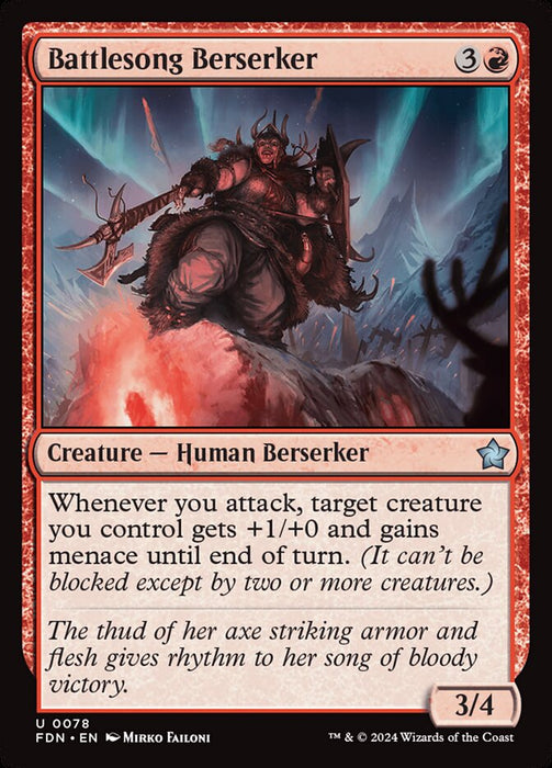 Battlesong Berserker (Foil)