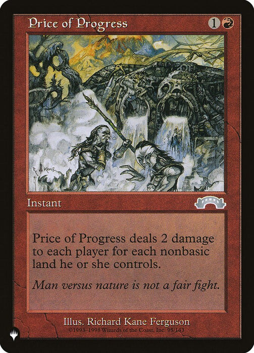 Price of Progress - Retro Frame