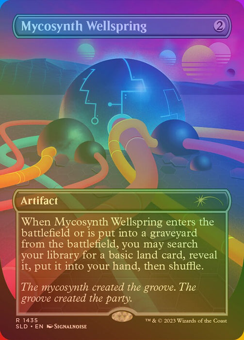 Mycosynth Wellspring - Borderless - Full Art - Inverted (Foil)