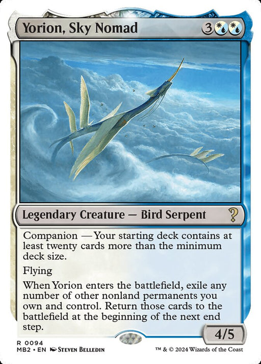 Yorion, Sky Nomad - Companion - Legendary