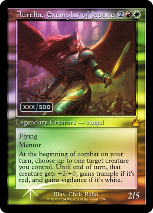 Aurelia, Exemplar of Justice - Retro Frame (Foil)