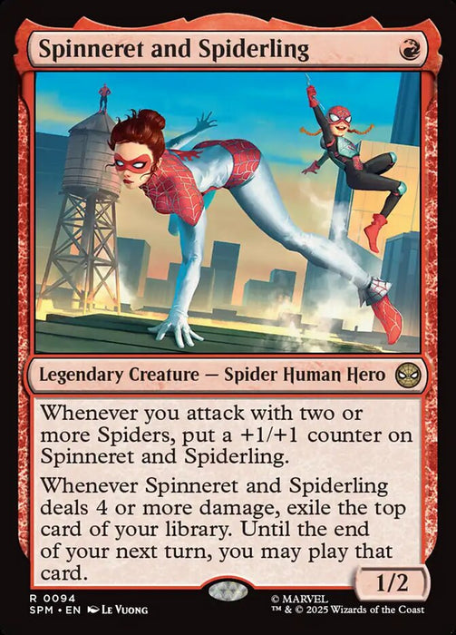 Spinneret and Spiderling - Legendary (Foil)