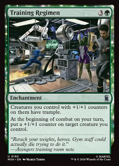 Training Regimen - Enchantment (Foil)