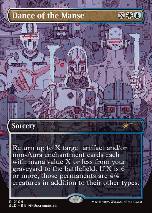 Dance of the Manse - Borderless - Full Art - Inverted (Foil)