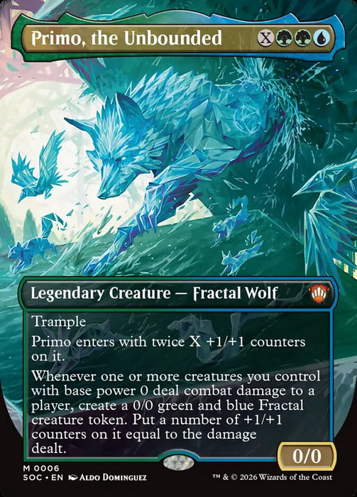 Primo, the Unbounded - Borderless - Full Art - Inverted - Legendary (Foil)