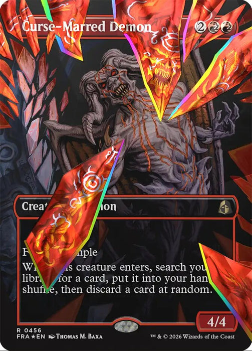 Curse-Marred Demon - Borderless - Full Art (Foil)