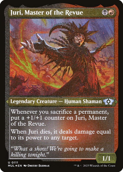 Juri, Master of the Revue - Etched - Inverted - Legendary - Etched (Foil)