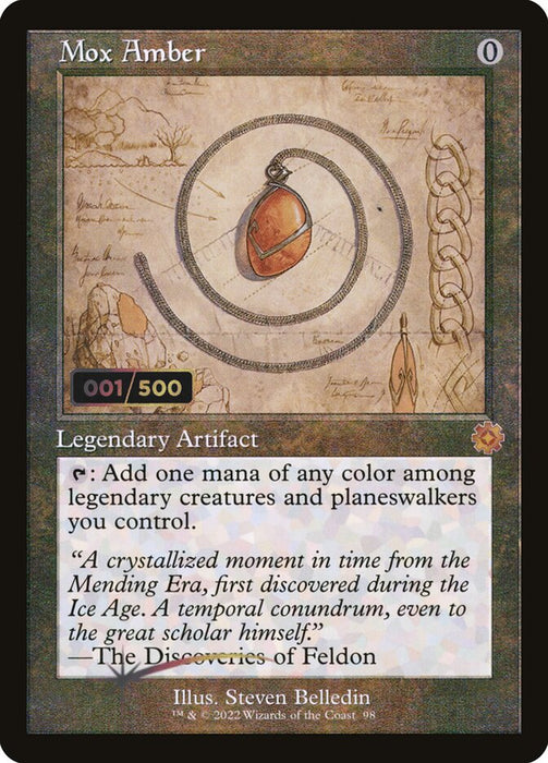 Mox Amber - Retro Frame (Foil)