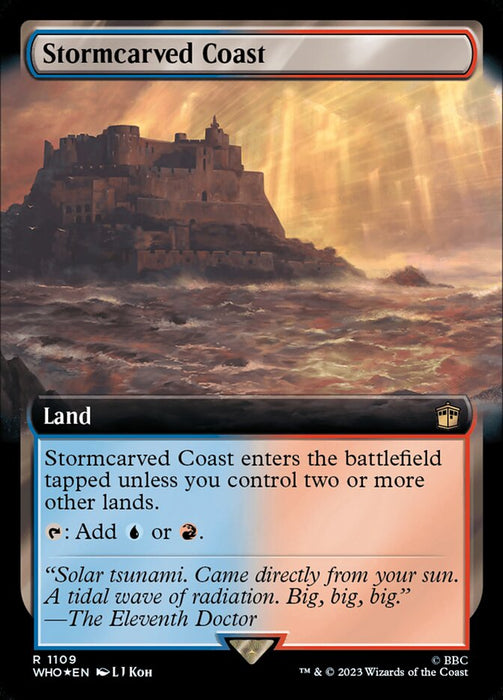 Stormcarved Coast - Extended Art - Surge Foil (Foil)
