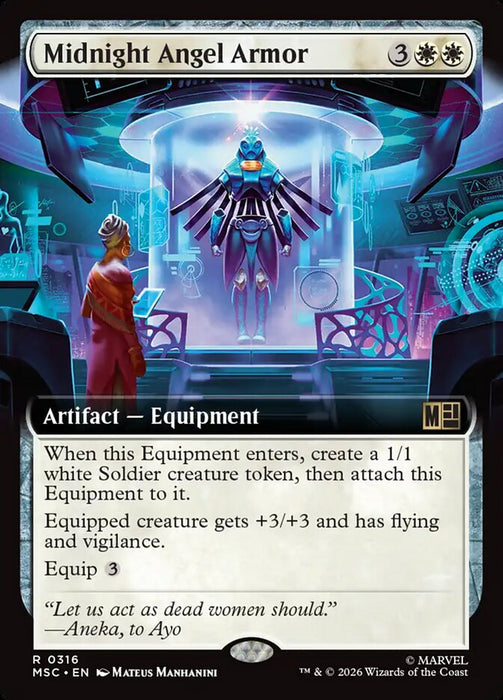 Midnight Angel Armor - Extended Art