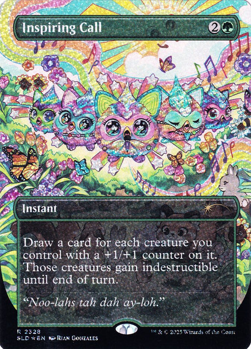 Inspiring Call - Borderless - Full Art - Inverted (Foil)