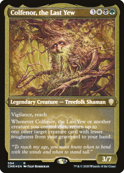 Colfenor, the Last Yew - Etched - Inverted - Legendary - Etched (Foil)