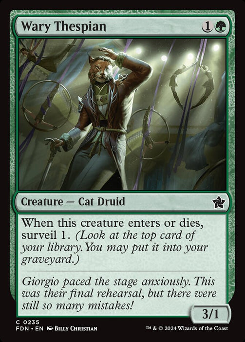 Wary Thespian (Foil)