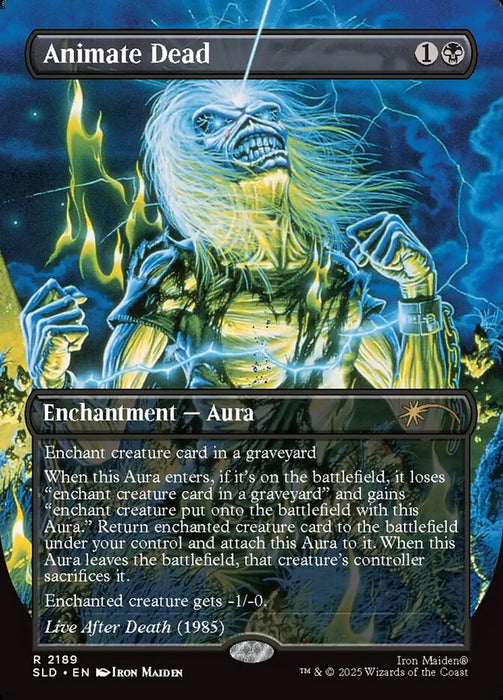 Animate Dead - Borderless - Full Art - Inverted