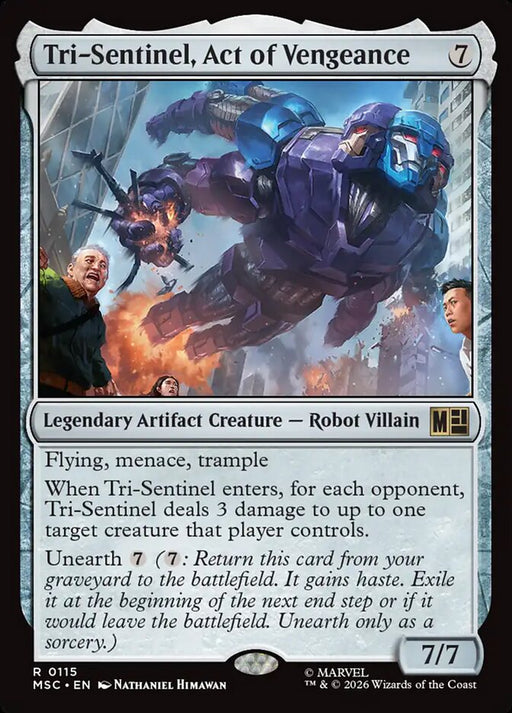 Tri-Sentinel, Act of Vengeance - Legendary - Surge Foil