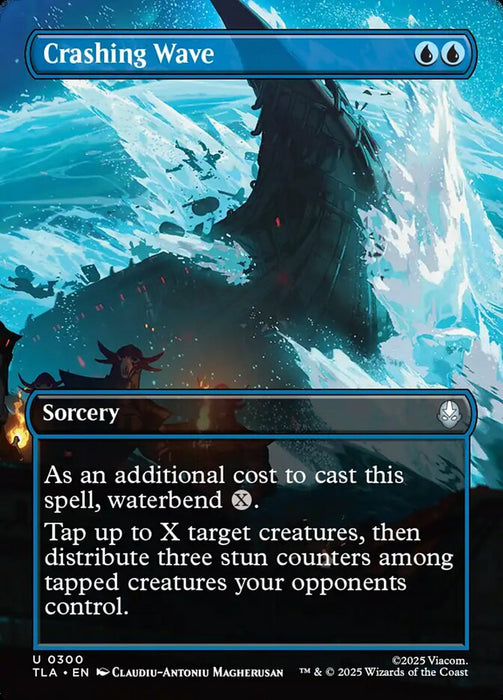 Crashing Wave - Borderless - Full Art - Inverted (Foil)