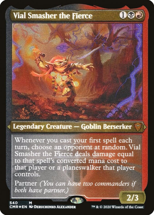 Vial Smasher the Fierce - Etched - Inverted - Legendary - Etched (Foil)