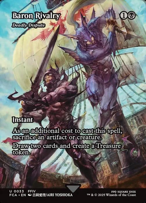 Baron Rivalry - Deadly Dispute - Borderless - Full Art - Inverted