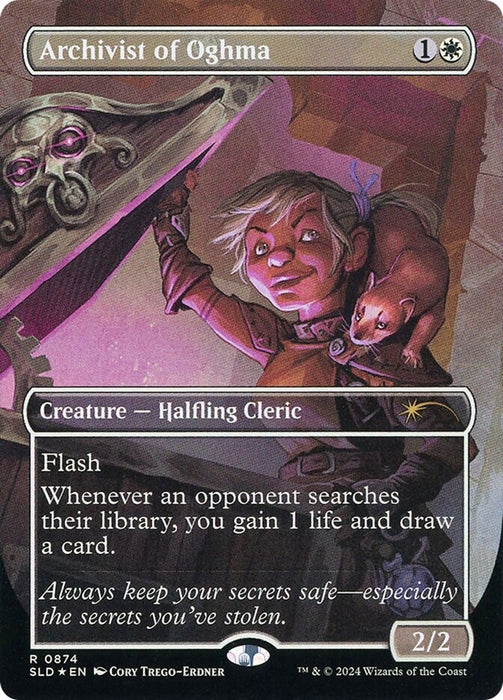 Archivist of Oghma - Borderless - Full Art - Inverted (Foil)